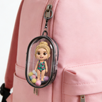Mini 3D Keychain Pouch - A mini charm that can hold your figurines