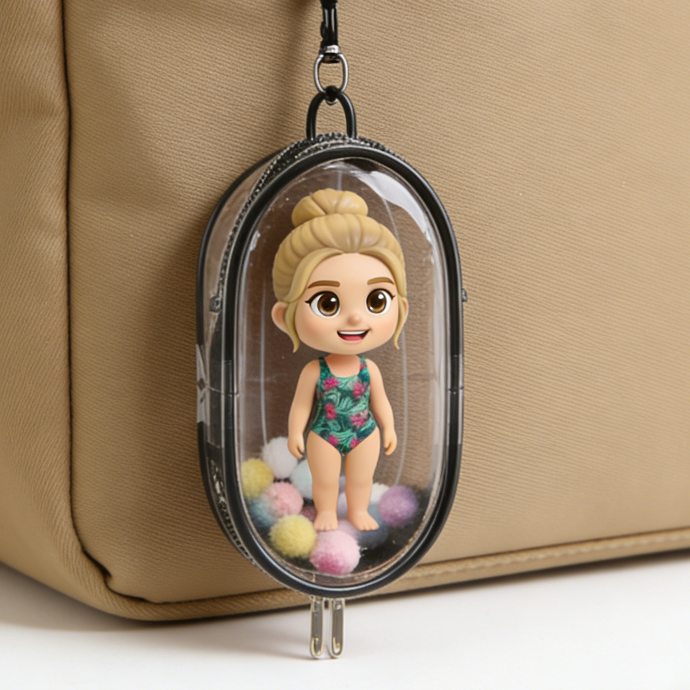 Mini 3D Keychain Pouch - A mini charm that can hold your figurines | Chronofig