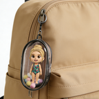 Mini 3D Keychain Pouch - A mini charm that can hold your figurines | Chronofig