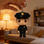 Custom Made 3D Mini Keychain Figure with Your Face Perfect for Gifting | Chronofig