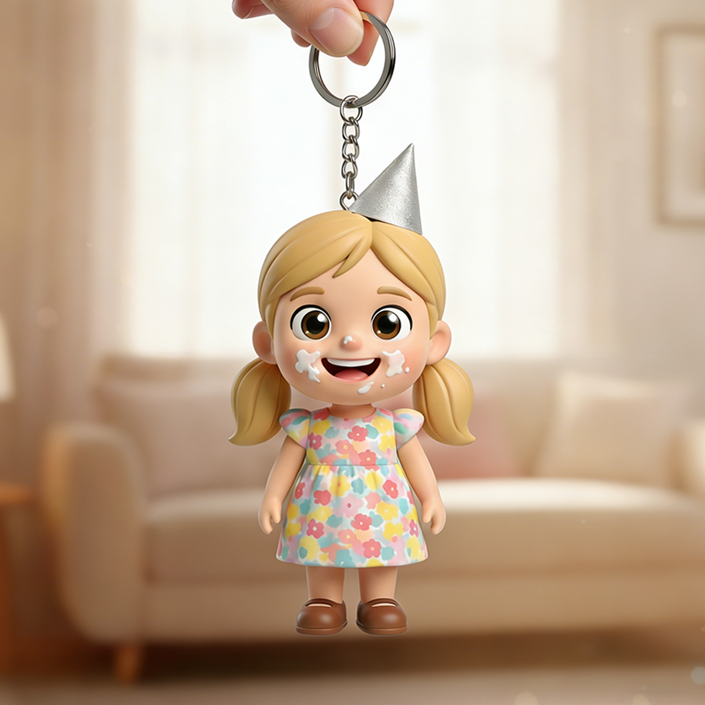 Custom Keychain Edition: Chibi Style 3D Figurine From Your Photo |Chronofig