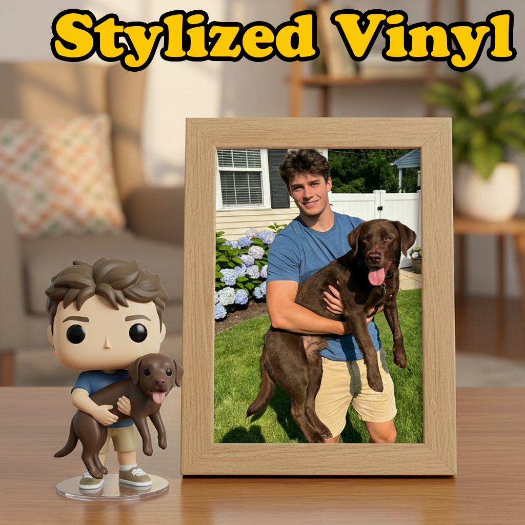Custom Made 3D Mini Keychain Figure with Your Face Perfect for Gifting
