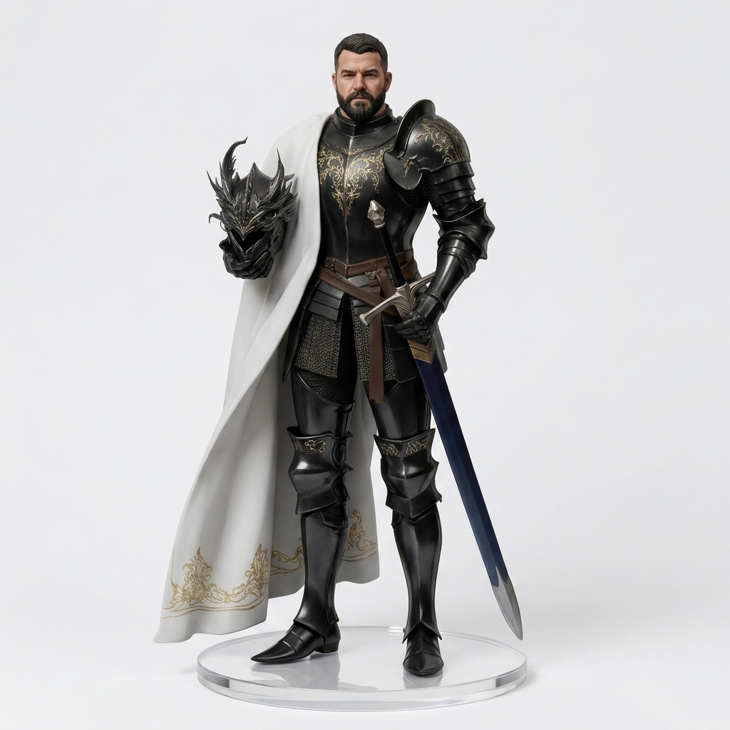 Custom 3D Figurine – Knight Character | Chronofig