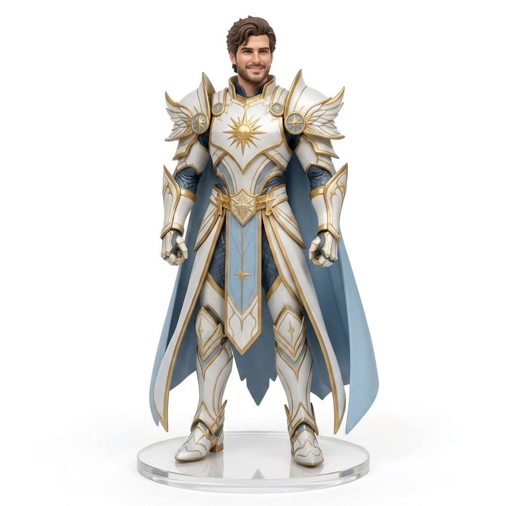 Custom 3D Figurine – Knight Character