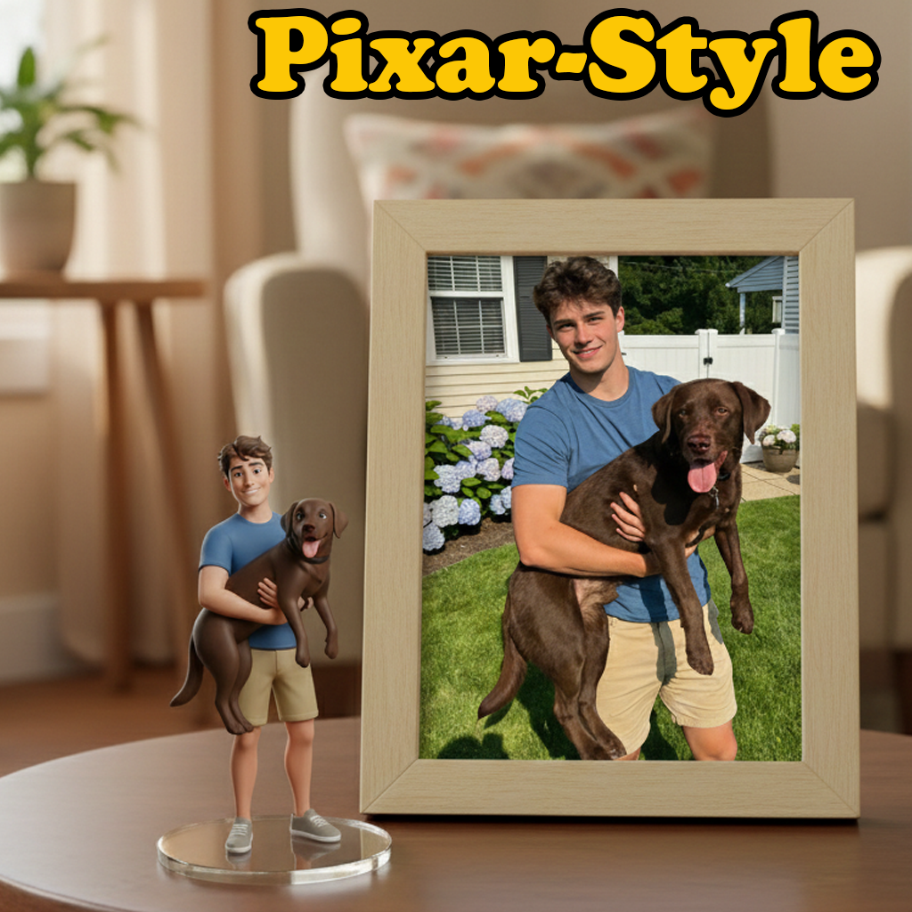 Custom Made 3D Mini Keychain Figure with Your Face Perfect for Gifting | Chronofig