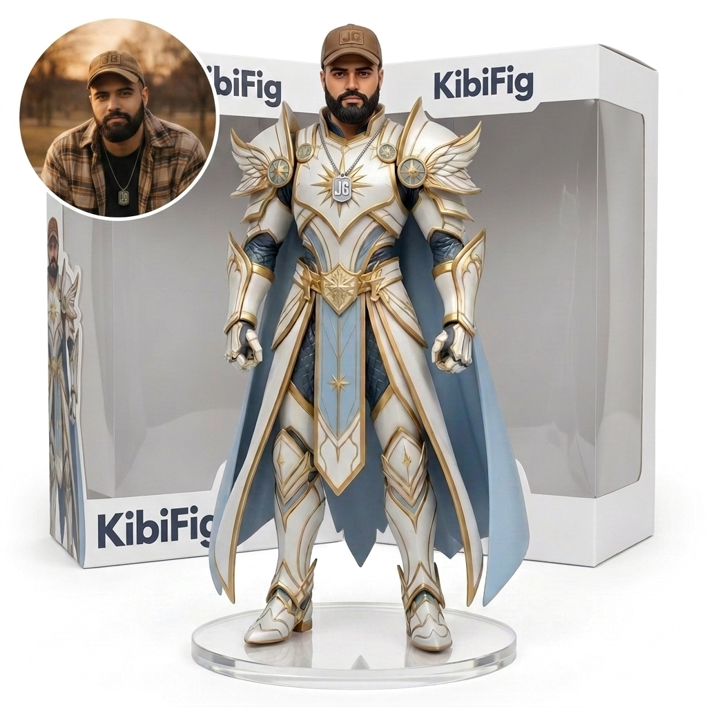 Custom 3D Figurine – Knight Character