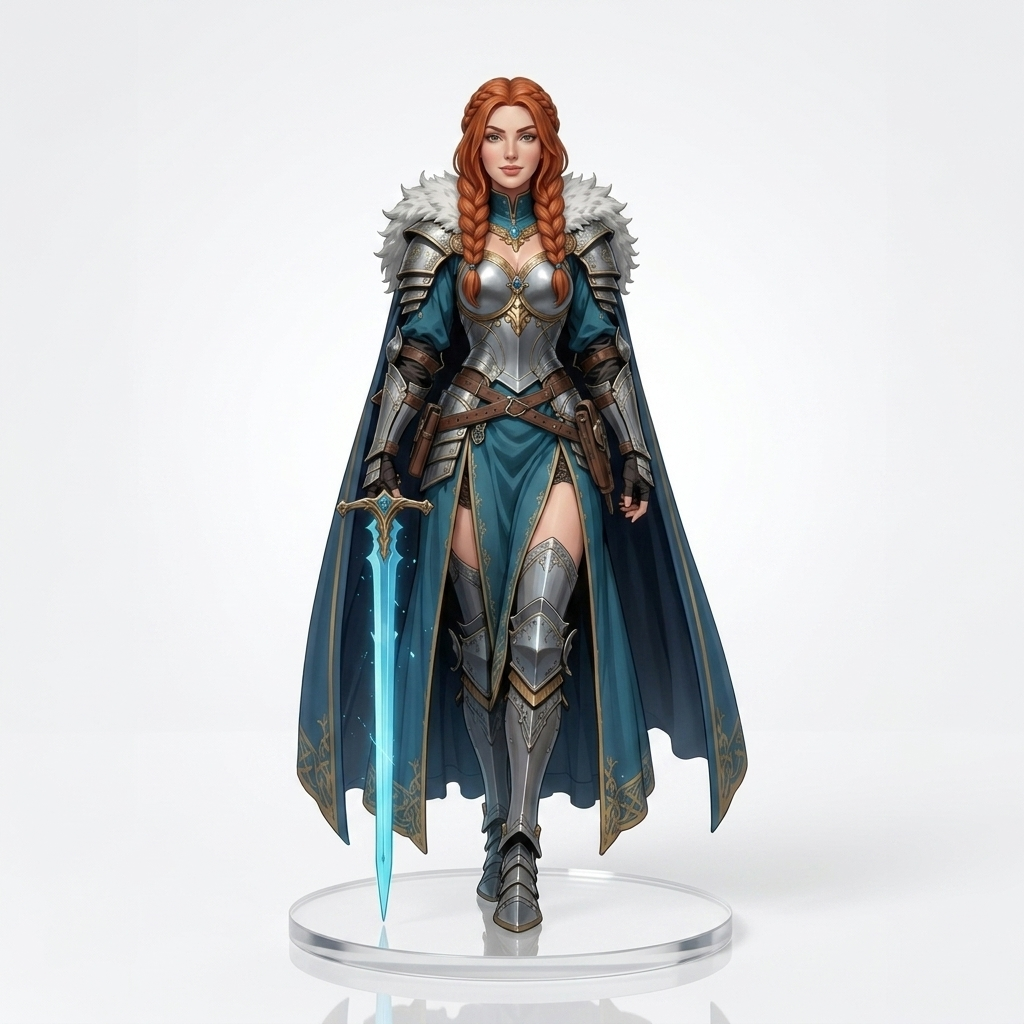 Custom 3D Figurine – Knight Character | Chronofig