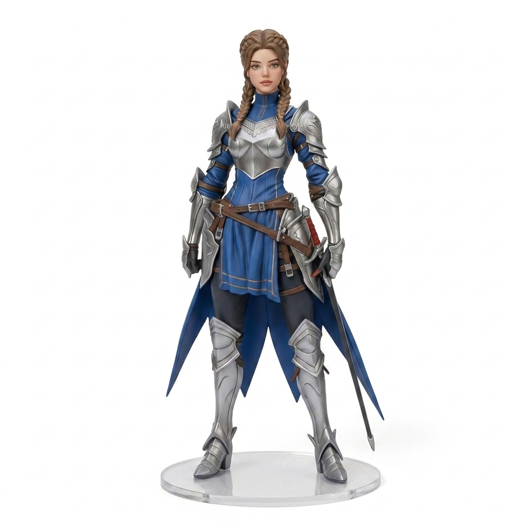 Custom 3D Figurine – Knight Character | Chronofig