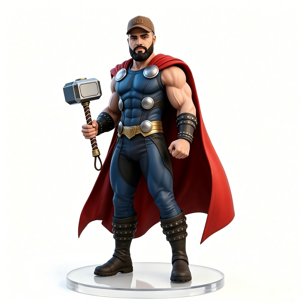 Custom 3D Figurines – Transform into a Superhero