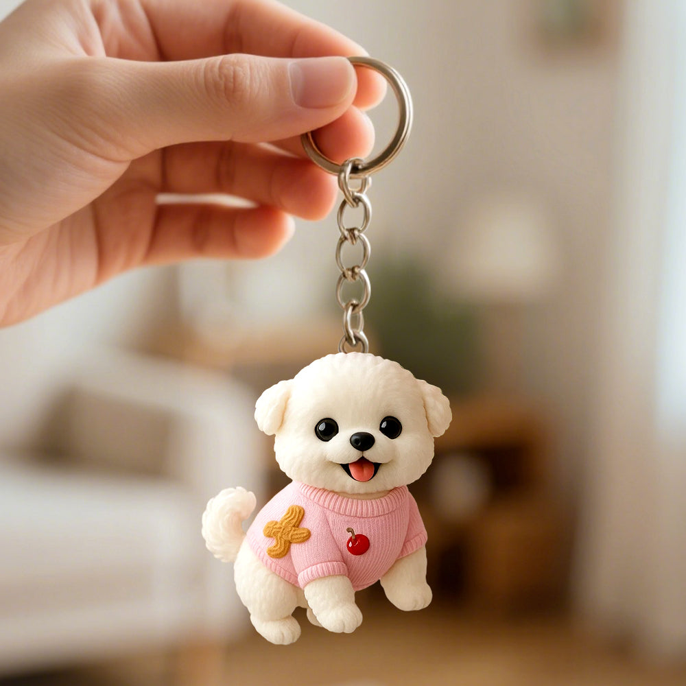 Custom Keychain Edition: Chibi Style 3D Figurine From Your Photo
