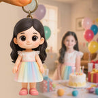 Custom Keychain Edition: Chibi Style 3D Figurine From Your Photo