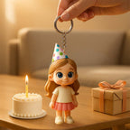 Custom Keychain Edition: Chibi Style 3D Figurine From Your Photo