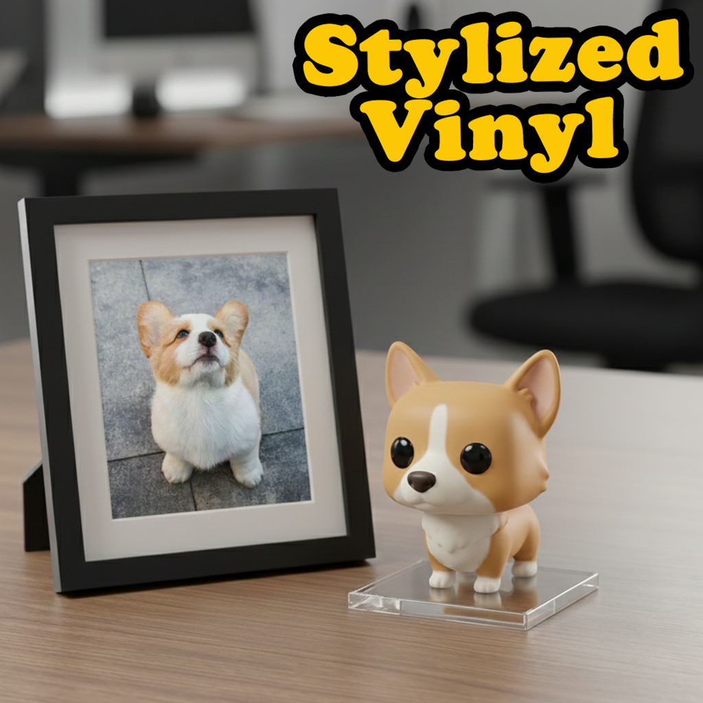 Custom Keychain Edition: Chibi Style 3D Figurine From Your Photo