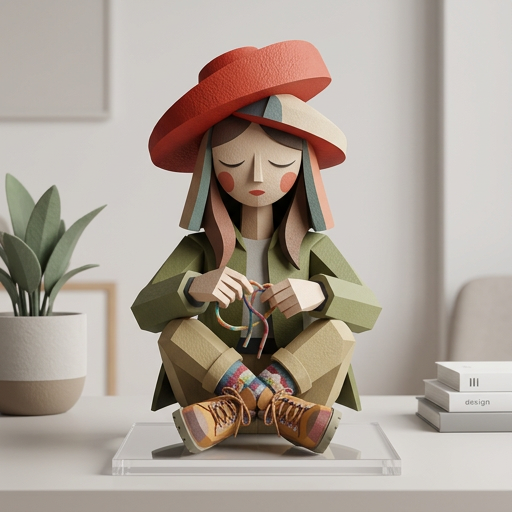 Chronofig Custom Cubism Style 3D Character - Pro Version | Chronofig