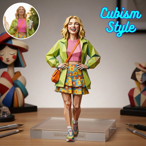 Chronofig Custom Cubism Style 3D Character - Pro Version | Chronofig