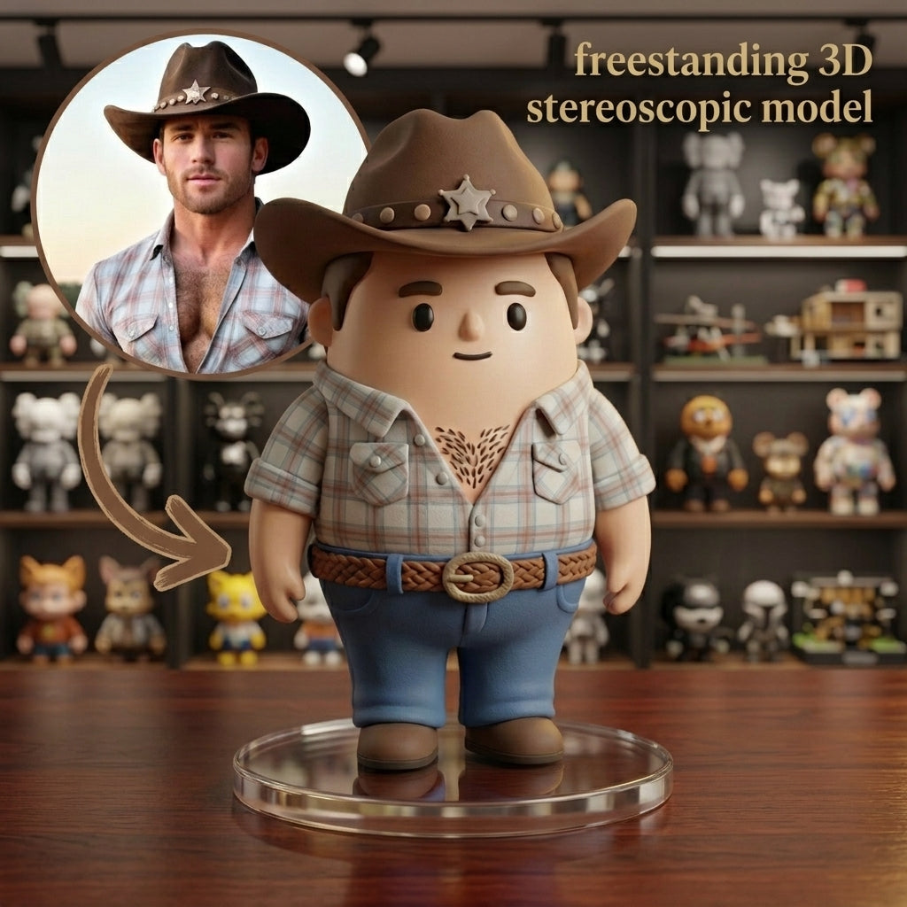 Custom-designed freestanding 3D stereoscopic model – Professional version