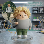 Custom-designed freestanding 3D stereoscopic model – Professional version