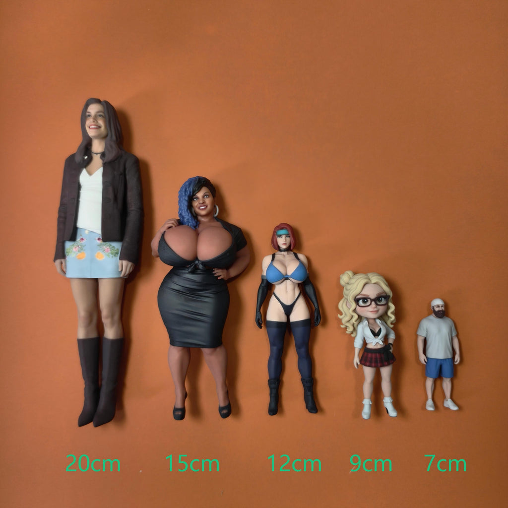 Custom Single Separate Chibi Style 3D Figurine – Professional Edition